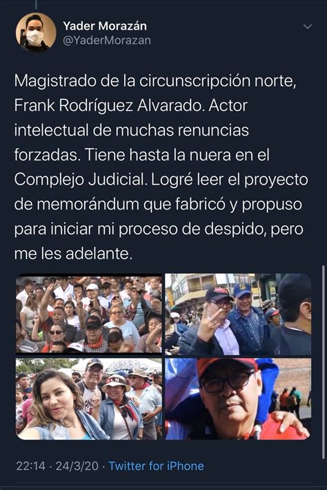 Yader Morazán on Twitter Asústate Este Magistrado fue mi docente