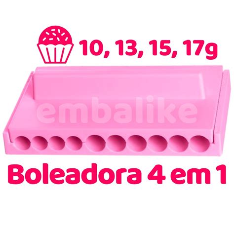 Placa Boleadora De Doces Em Enrolador Brigadeiro Rosa