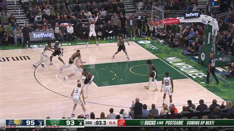 Last Second Field Goal Pacers Bucks Nba Official