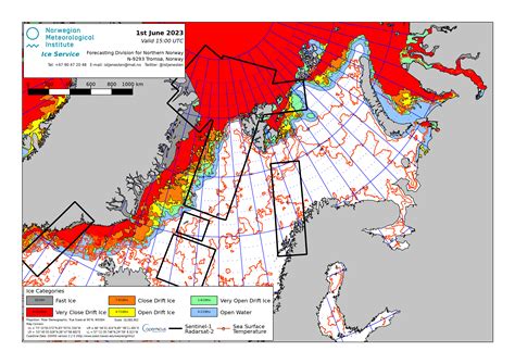 Polar bear sea ice habitat near the end of Arctic spring 2023 ...