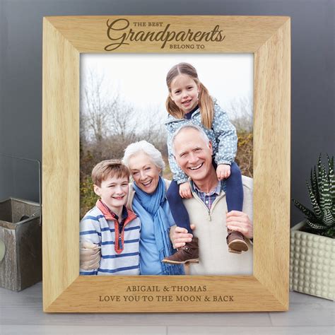 Personalized Picture Frames For Grandparents | Printable Templates Free