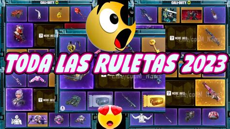 Todas Las Ruletas 2023 En Cod Mobile Filtracionescodmobile YouTube