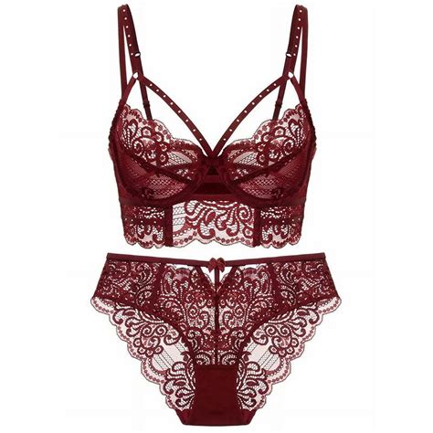 Generic French Sexy Ultra Thin Lingerie Bra Birth Year Red Bra Small
