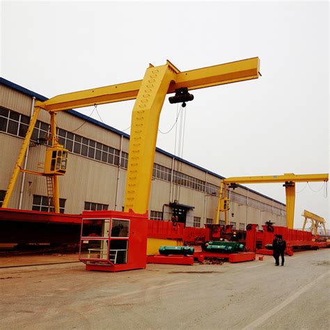 Semi Gantry Crane For Indoor Lifting Single Girder Gantry Crane Bmh