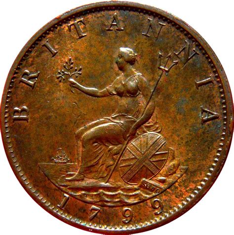 British ½ Penny (1799 George III) - Foreign Currency