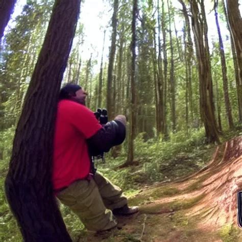 Pimp Shrek Throwin It Back In The Forest Trailcam Stable Diffusion