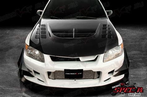 Mitsubishi Lancer Evolution 7 8 9 Bonnets Vented Aerokit Oem Voltex