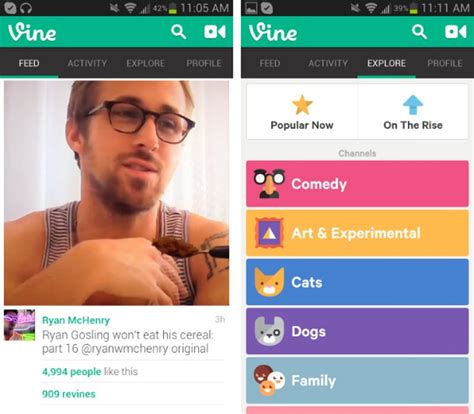 Vine For Android Review Better But Still Not As Good As Ios Version