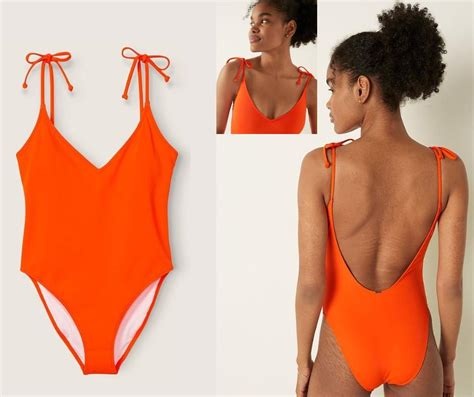 Victoria S Secret Vs Xs Bikini One Piece Swimwear Authentic New Orange Women S Fashion