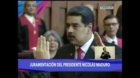 Nicol S Maduro Toma Juramento Como Presidente De Venezuela