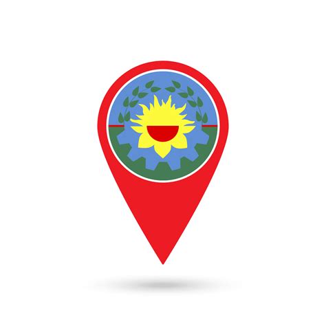 Map pointer with Buenos Aires Flag. Vector illustration. 22924321 ...