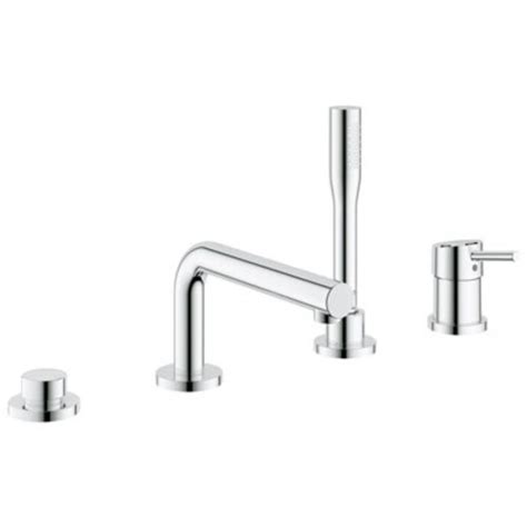 Grohe 19 576 Chrome Concetto New Deck Mounted Roman Tub Filler With