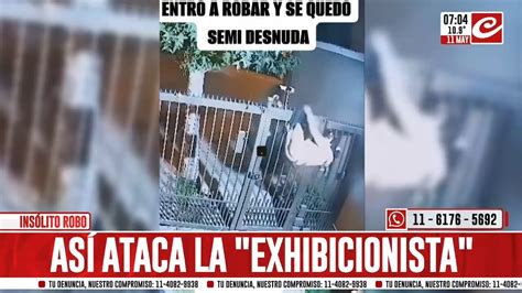 Entró a robar a una casa y quedó semidesnuda YouTube