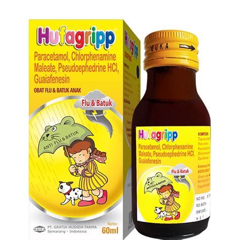 Jual Hufagrip Hufagripp Sirup Ml All Variant Demam Flu Pilek Batuk