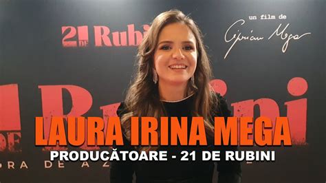 Laura Irina Mega Despre Filmul De Rubini E Un Film Care Merit S