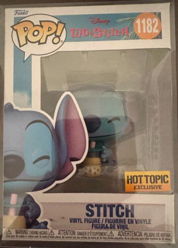 Funko Pop Disney Lilo Stitch Stitch With Boba Tea Hot Topic