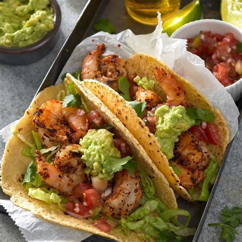 Grilled Blackened Shrimp Tacos Recipe Food Recipes Seafood Recipes