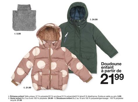 Promo Doudoune Enfant Chez Zeeman Icatalogue Fr