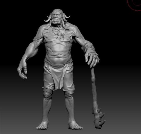 Old Ogre 3d Model Cgtrader