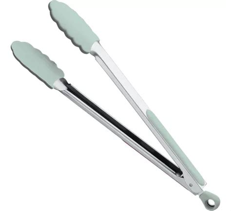 Pinza De Silicona Brinox Para Barbacoa De Acero Inoxidable Color Verde