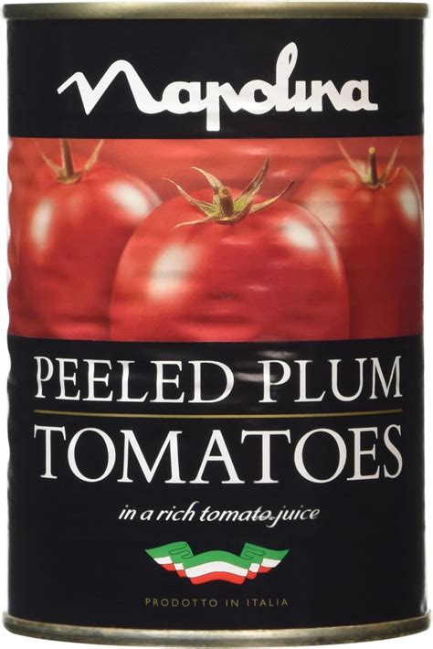 Napolina Peeled Plum Tomatoes In Tomato Juice 400g Amazon Co Uk Grocery