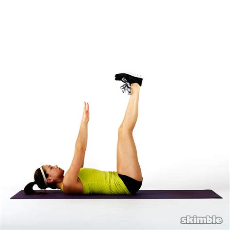 Vertical Leg Crunches - Exercise How-to - Workout Trainer by Skimble