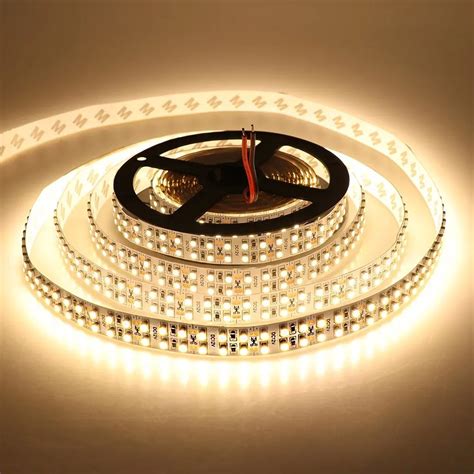 Dc V Dimmable Smd Double Row Flexible Led Strips Leds