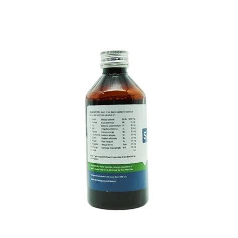 Sirisarista Syrup Ml Ayurchem Ayurcentral Online