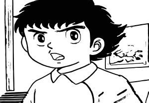 Captain Tsubasa Coloring Page Wecoloringpage