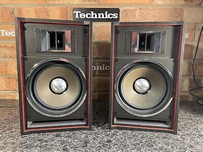 Vintage Technics Sb F Super Sound Linear Phase Horn Speakers W