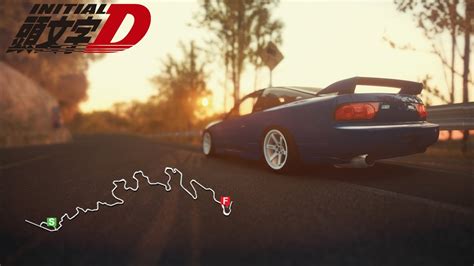 Assetto Corsa Downhill Drift Run Sunset At Usui Mountain Pass YouTube