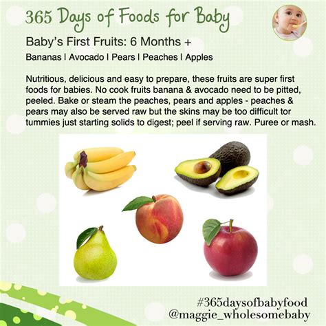 Day 7 – First Fruits for Baby – 365 Days of Baby Food - Wholesome Baby Food Guide