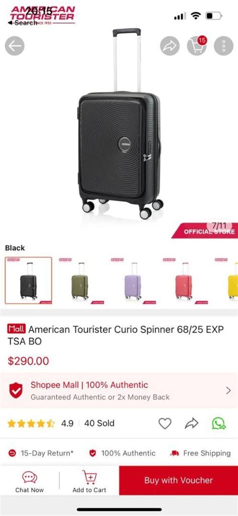 American Tourister Curio Spinner Exp Tsa Bo Black Hobbies