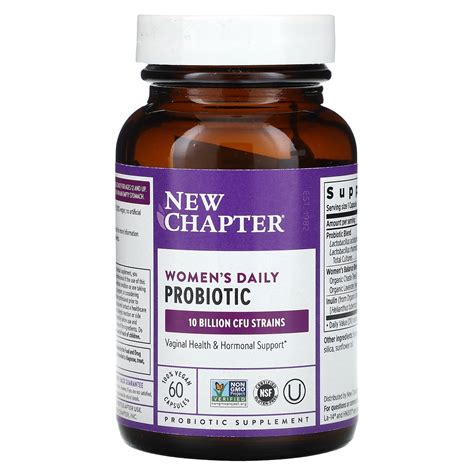 New Chapter Womens Daily Probiotic 10 Billion Cfu 60 Vegan Capsules