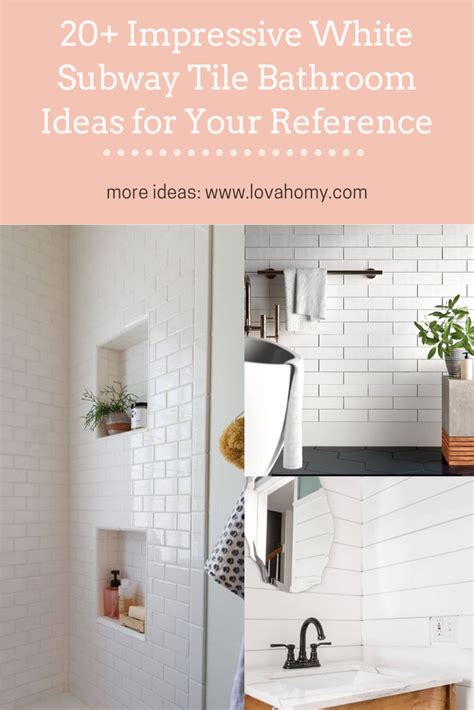 20 Impressive White Subway Tile Bathroom Ideas For Your Reference Whitetile Bathroomideas