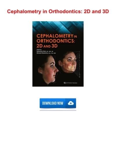 _PDF Download_ Cephalometry in Orthodontics: 2D and 3D android