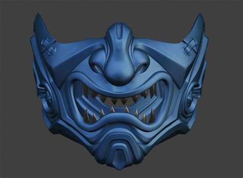 Samurai Mask 3d Model