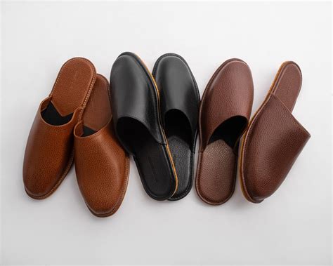 Our Fave Men S Leather House Slippers In Effortless Gent