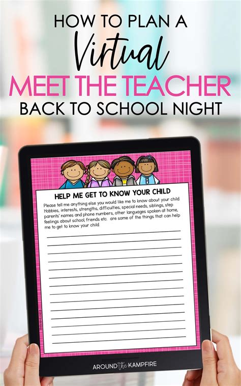 How To Plan A Virtual Meet The Teacher Night Around The Kampfire