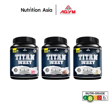 Agym Nutrition Titan Whey Protein Kg Lb Halal Certified