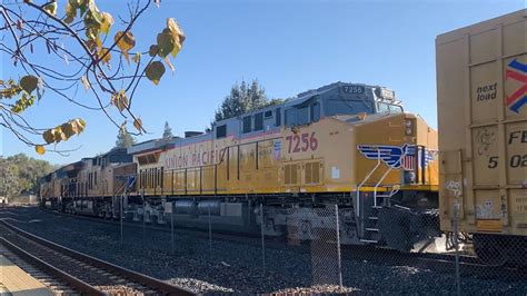 Union Pacific Moaoa Manifest Freight Train Fremont Centerville Ca Up