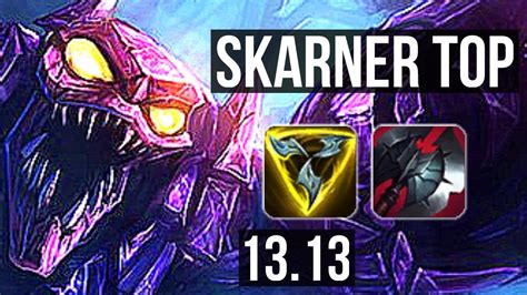 SKARNER Vs FIORA TOP 5 8M Mastery 5 0 7 1800 Games Rank 10