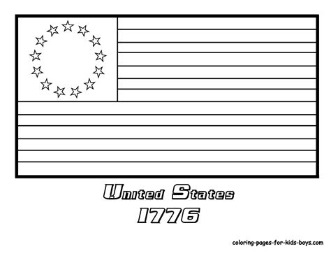 Color In Betsy Ross Flag Clip Art Library