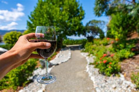 Premium Photo Hand Holding Glass Of Wine