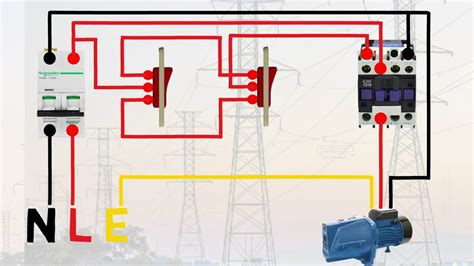 Single Phase Motor Control From Two Places Youtube