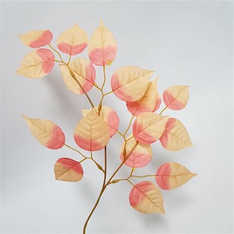 Artificial Leaf Spray Peach 52cm Desflora