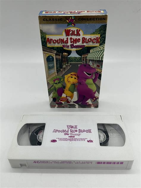 Walk Around The Block With Barney Vhs 1999 Classic Collection Ships Fast Lk 45986020314 Ebay