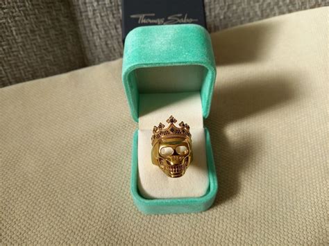 Sch Ner Thomas Sabo Ring Totenkopf K Nig Kaufen Auf Ricardo