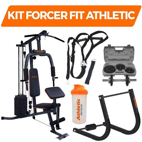 Estacao De Musculacao Athletic Works Mtdp 7081f Casas Bahia