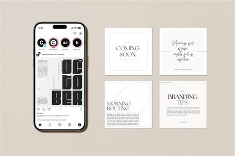 Premium Psd Instagram Mockup Template Psd Design